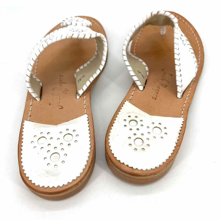 Shoe Size 10 Jack Rogers White Sandals