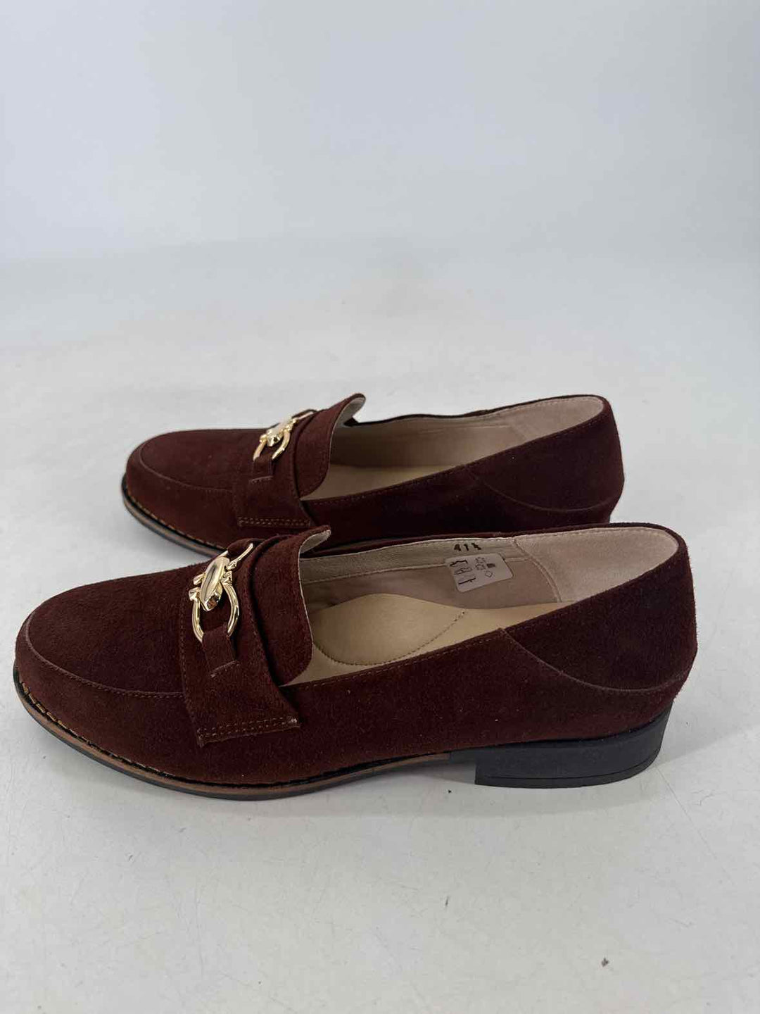 Shoe Size 41 CALIA Brown Suede Loafers