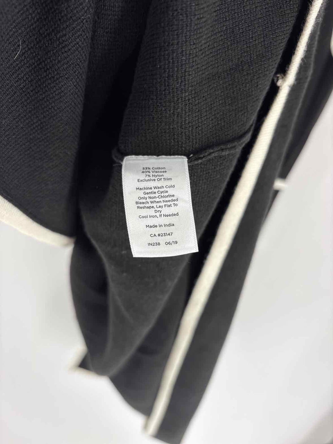 Size S Talbots Black Knit Vest
