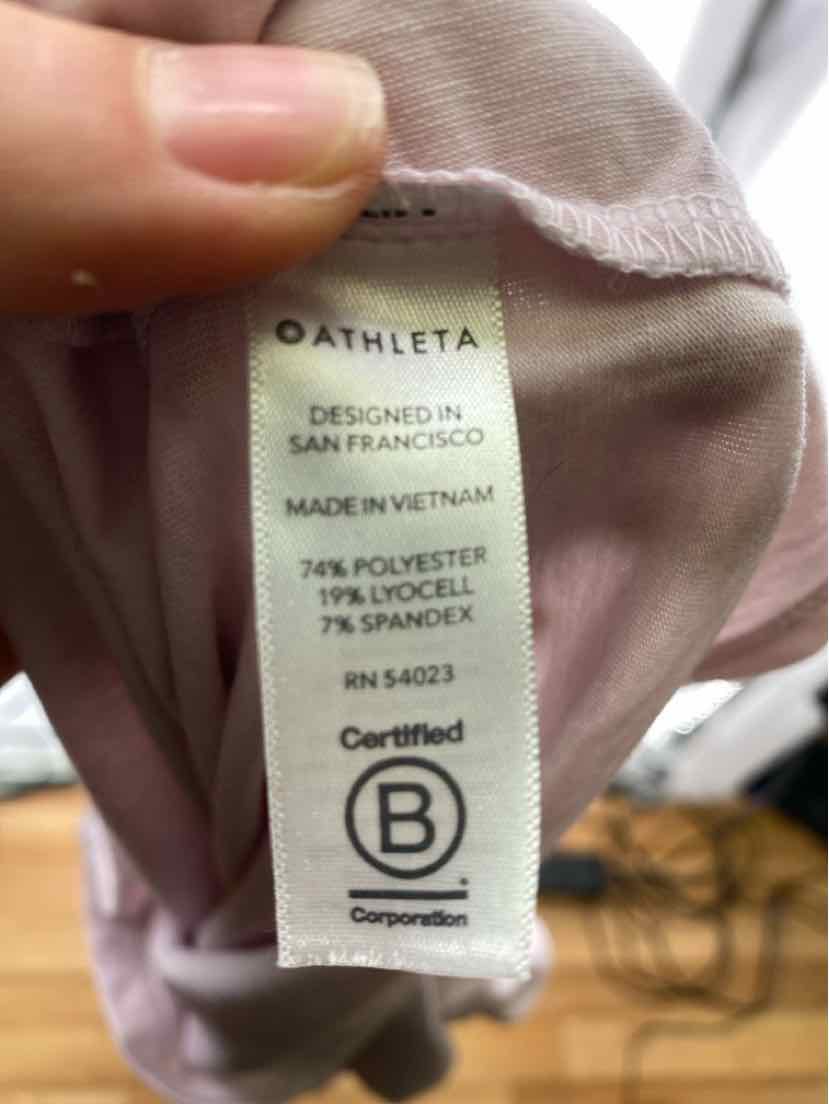 Size L Athleta Pink Shirt