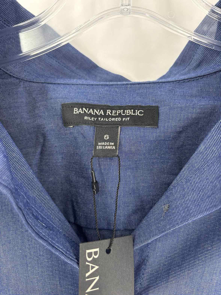 Size 8 Banana Republic Blue Shirt