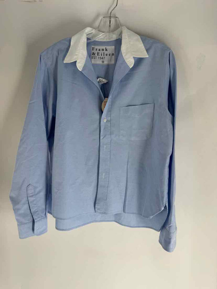 Size M FRANK & EILEEN Blue Shirt