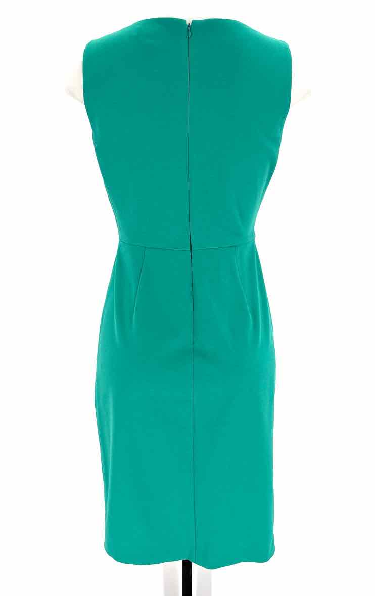 Size 4 Calvin Klein Green Dress