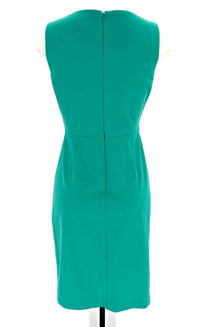 Size 4 Calvin Klein Green Dress
