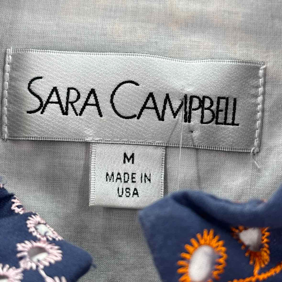 Size M SARA CAMPBELL Multi-Color Cotton Jacket