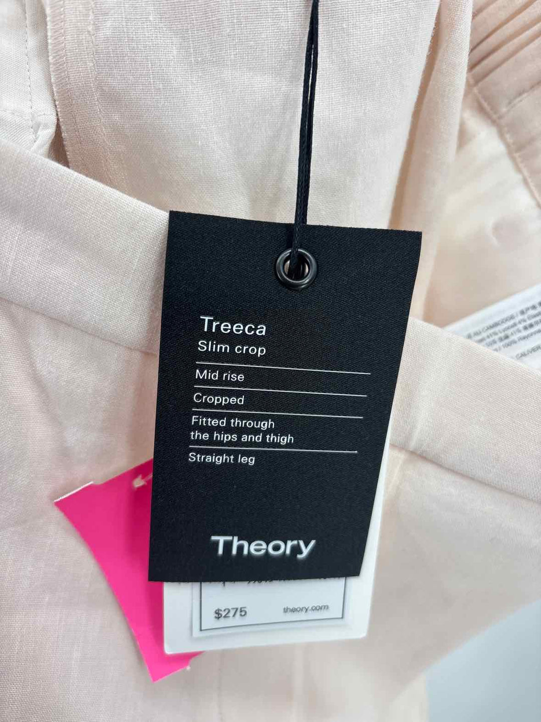 Size 6 THEORY Pink Pants