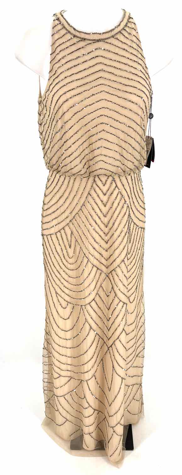 Size 8 Adrianna Papell Nude PROM