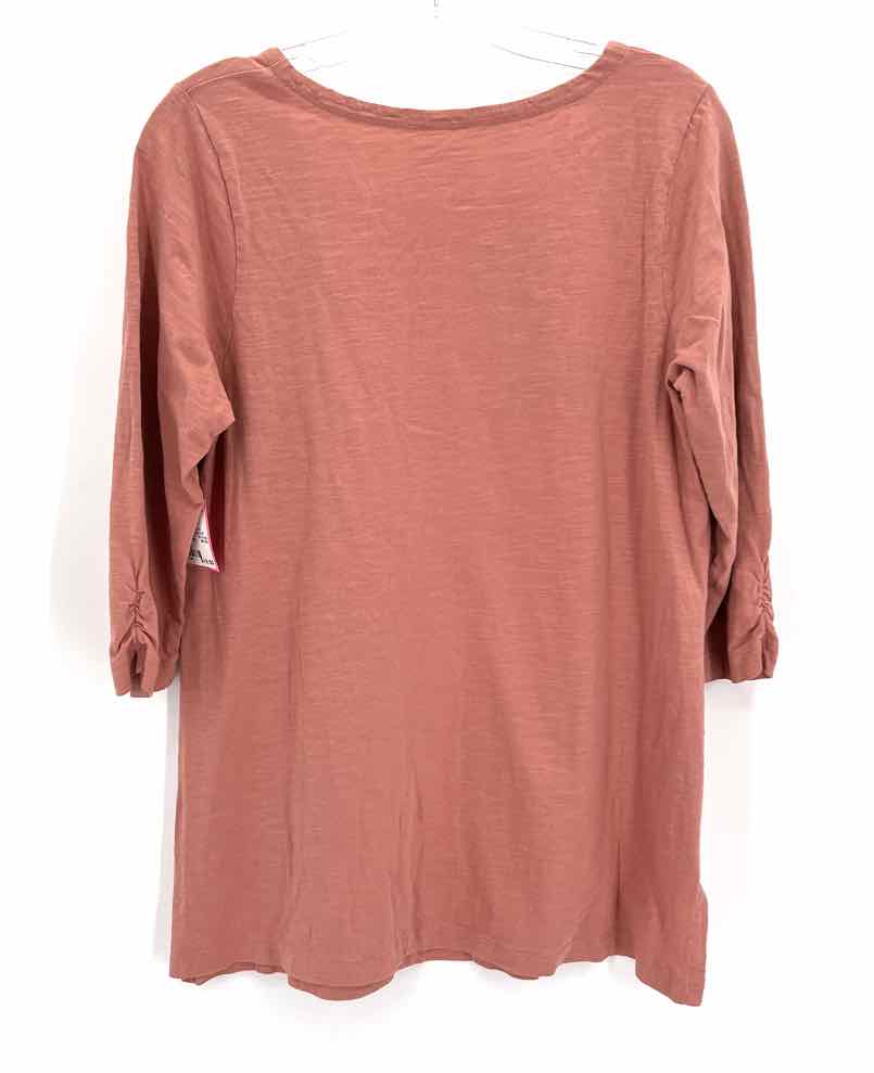 Size M J.JILL Salmon Shirt