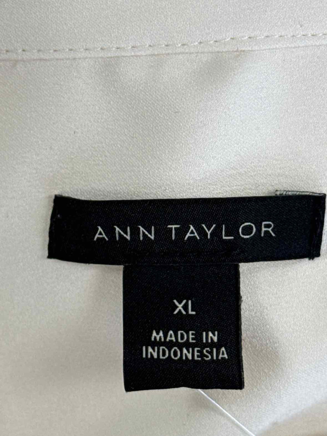 Size XL Ann Taylor Cream Shirt