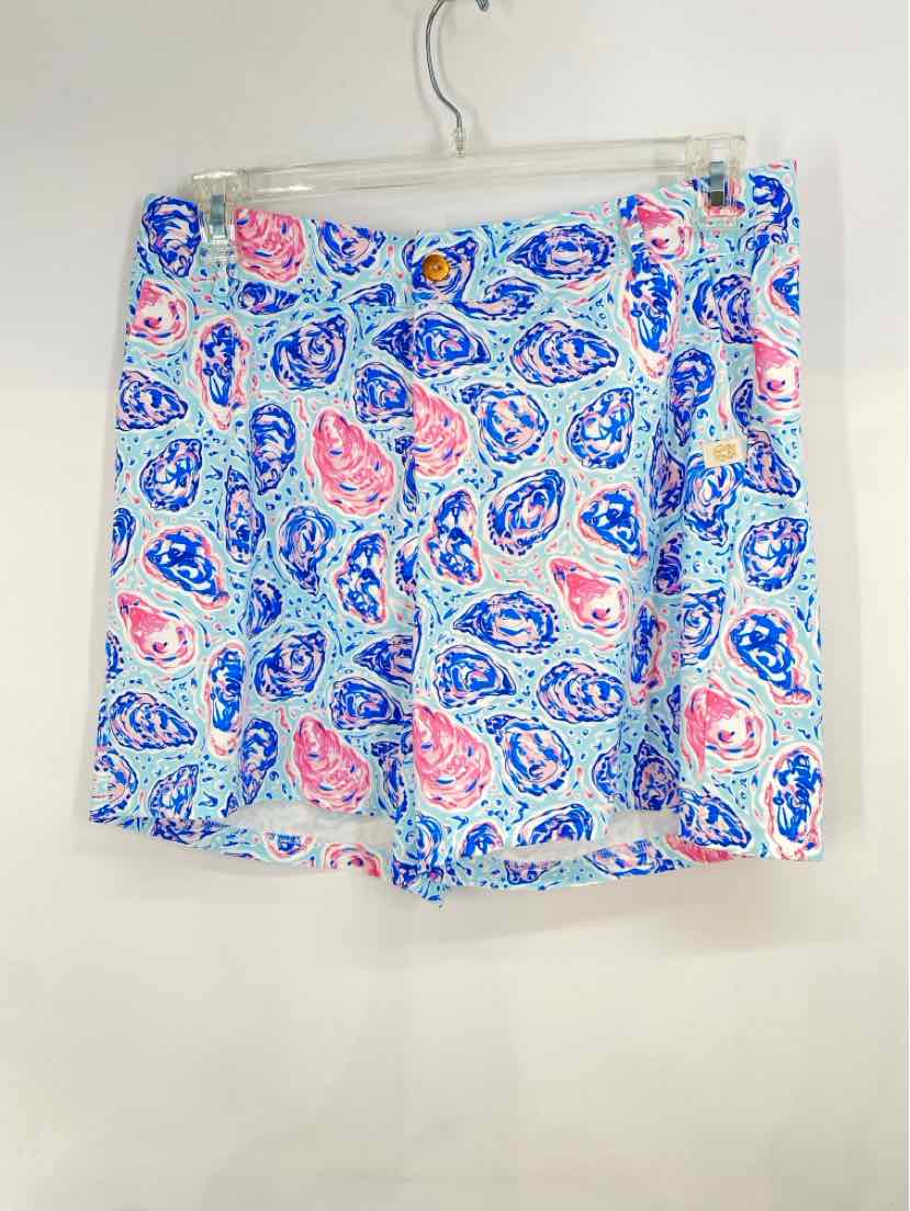 Size L SIMPLY SOUTHERN Blue Print Shorts