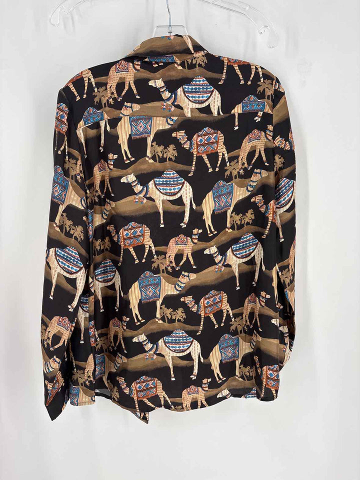 Size M J MCLAUGHLIN Brown Shirt
