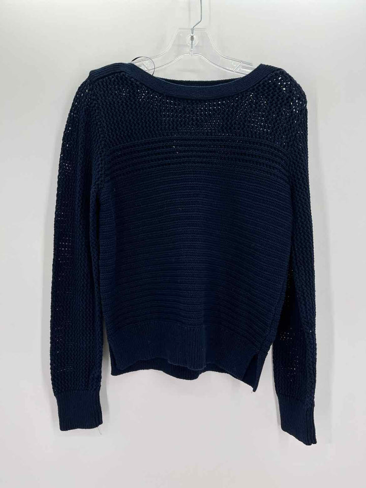 Size L TAHARI Navy Sweater