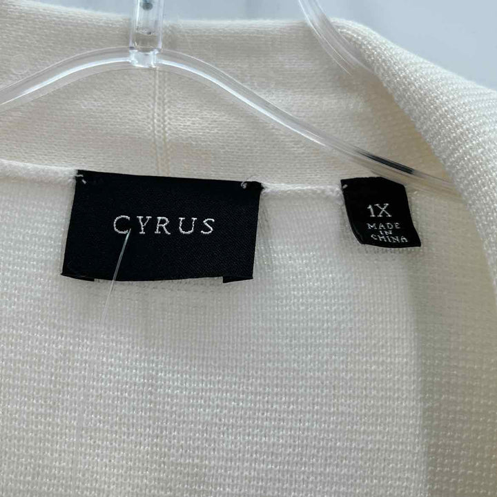 Size 1X CYRUS Ivory Sweater