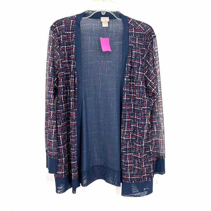 Size L Chico's Teal Cardigan