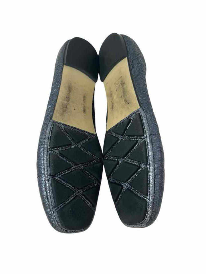 Shoe Size 9 Tory Burch Blue Leather Flats