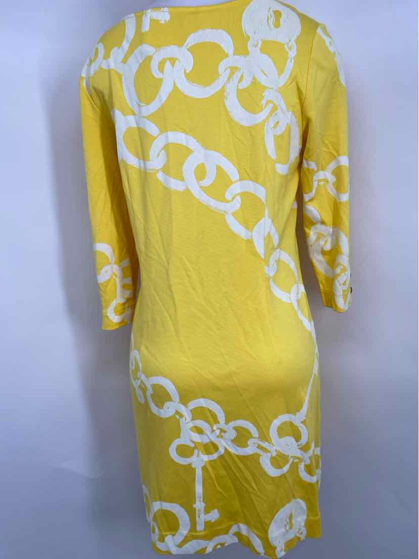 Size M Lilly Pulitzer Yellow Print Dress