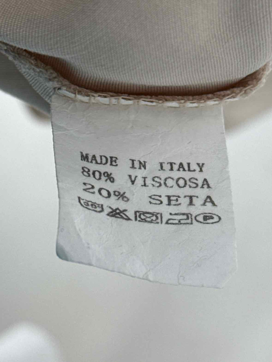 Size S Beige Silk Skirt