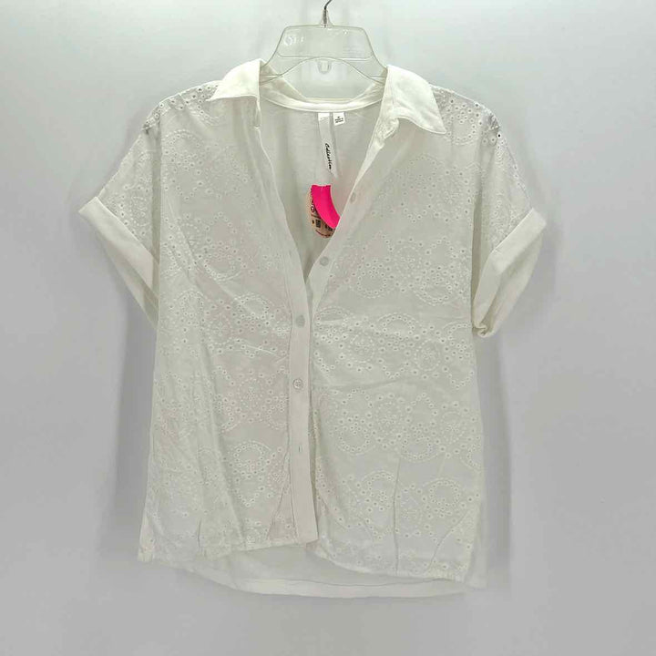 Size M NY COLLECTION White Shirt