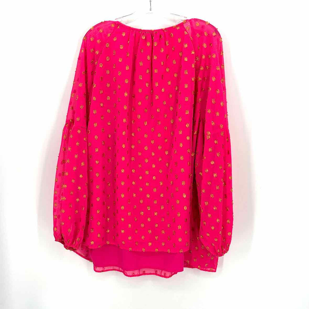 Size 4X CROWN & IVY Pink Shirt