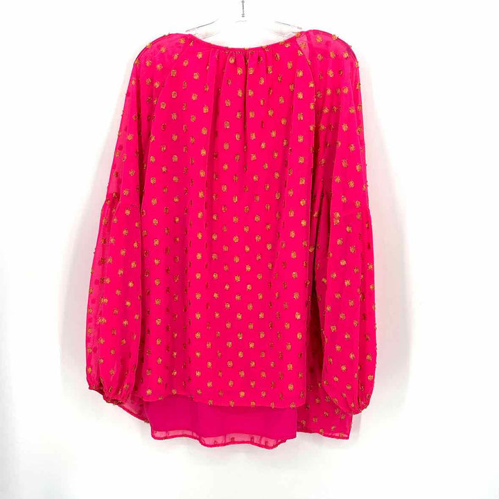 Size 4X CROWN & IVY Pink Shirt