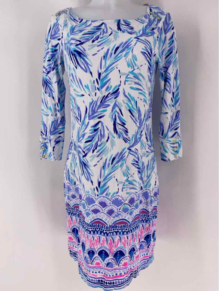 Size M Lilly Pulitzer Blue Print Dress