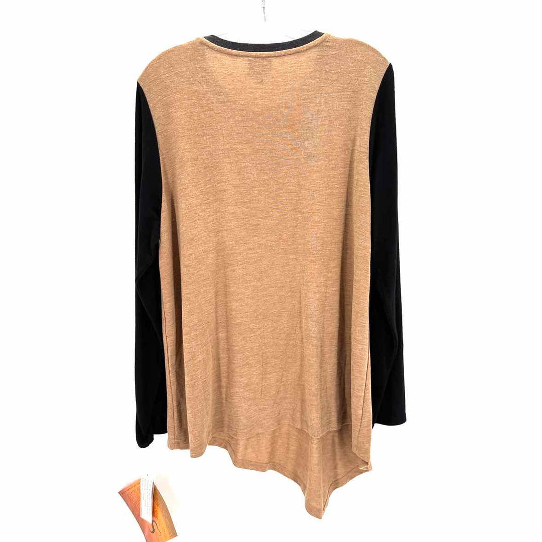 Size 1X Tan Sweater