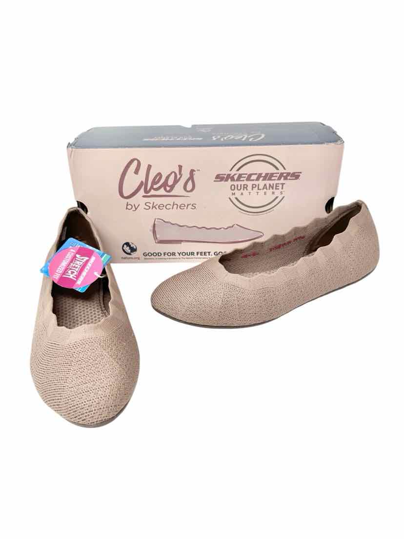 Shoe Size 9.5 Sketchers Tan Flats