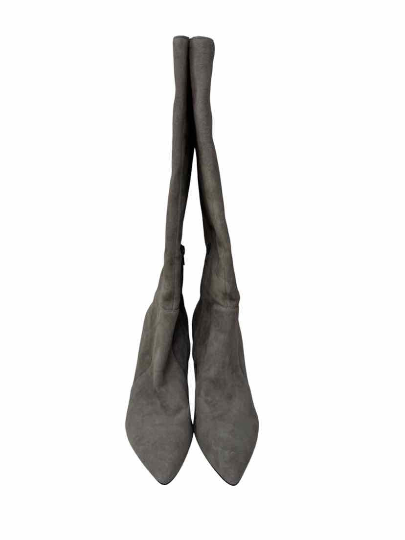Shoe Size 8.5 Nine West Gray Suede Boots