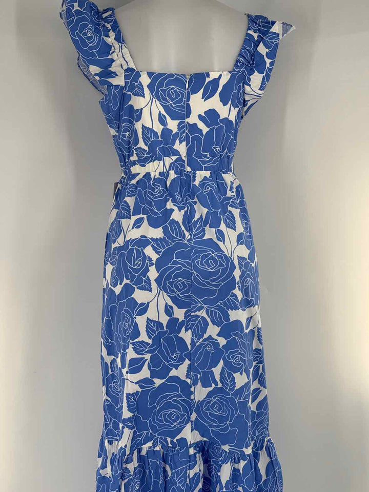 Size 8 Blue Print Dress