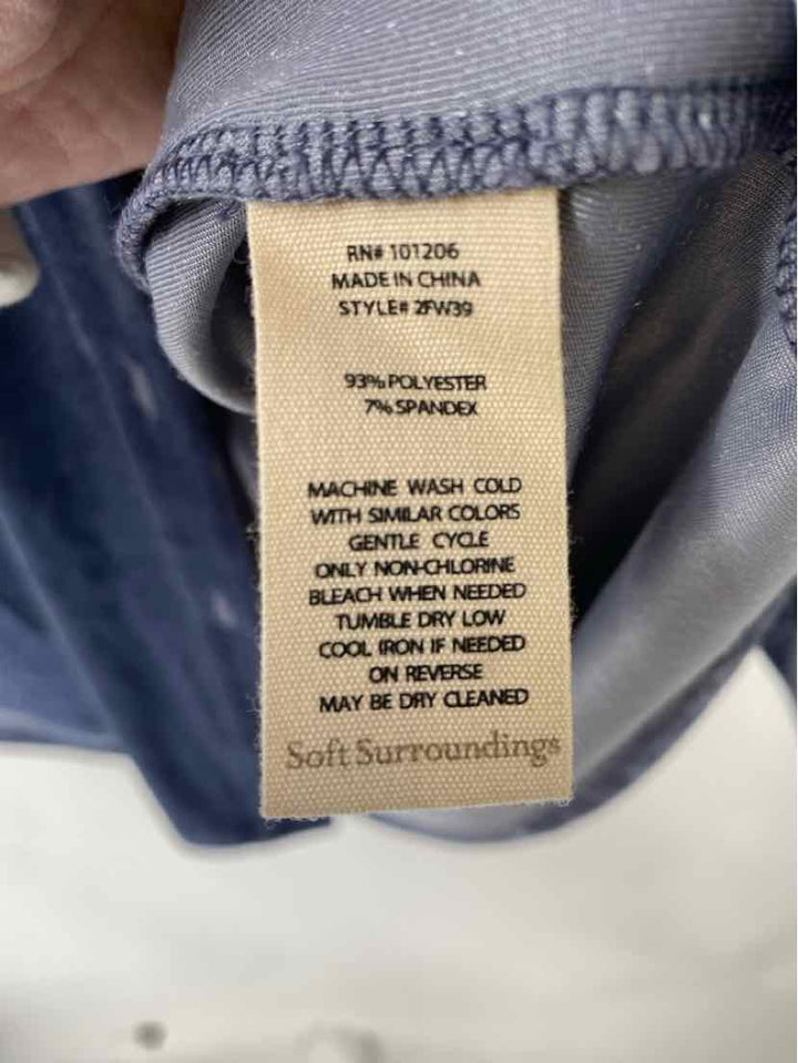 Size S SOFT SURROUNDINGS Blue Shirt
