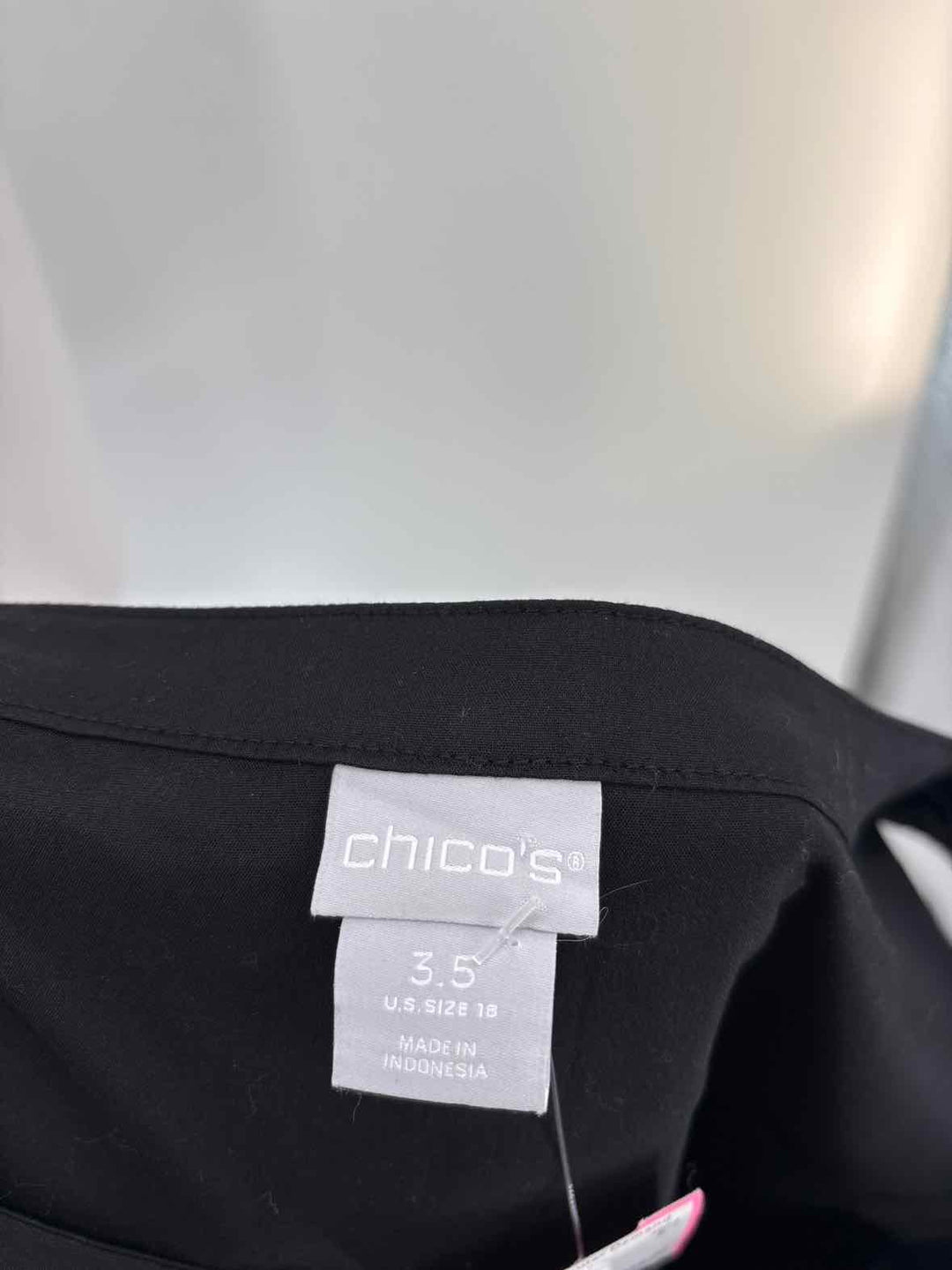 Size 1X Chico's Black Dress