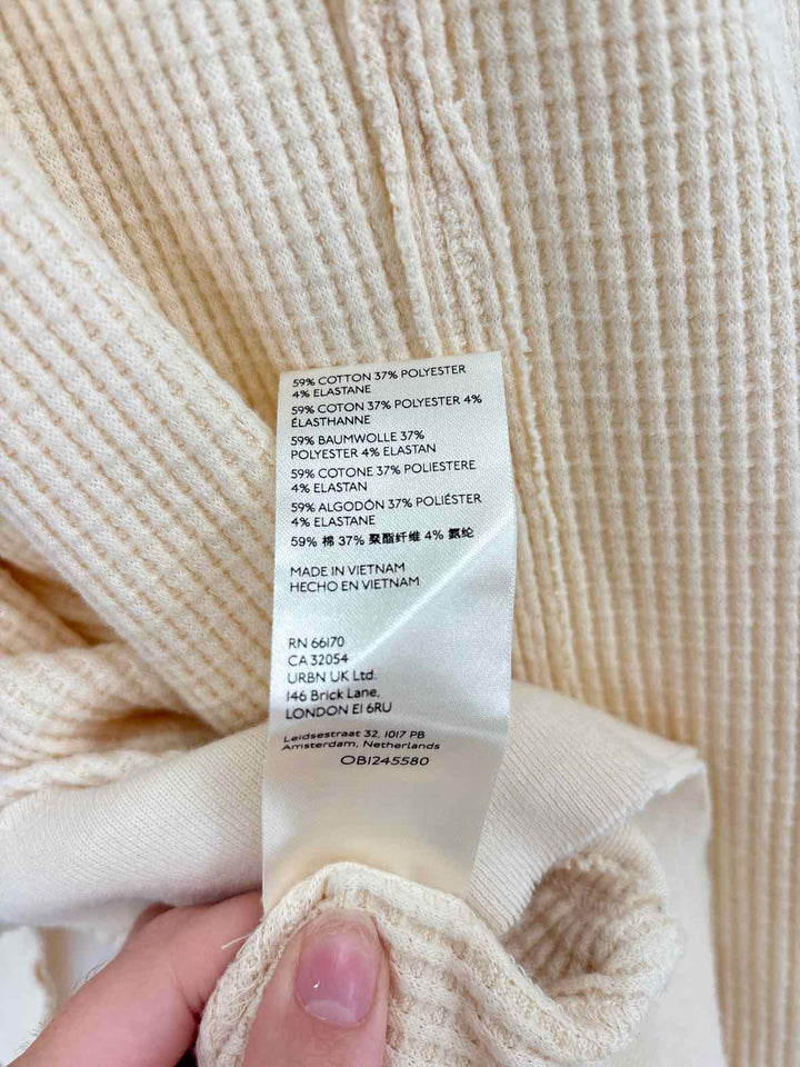 Size M WE THE FREE Ivory Knit Shirt