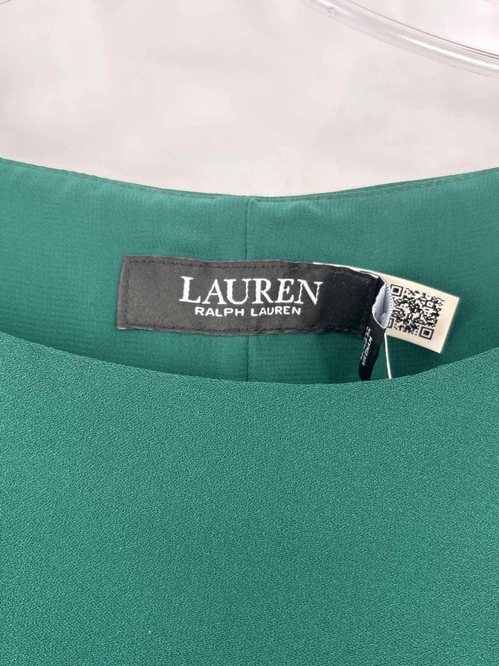 Size 6 RALPH LAUREN Green Dress