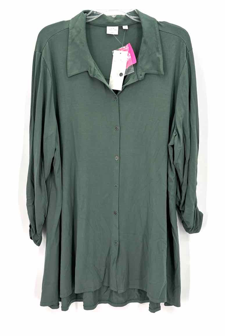 Size 3X NEW DIRECTION Sage Shirt
