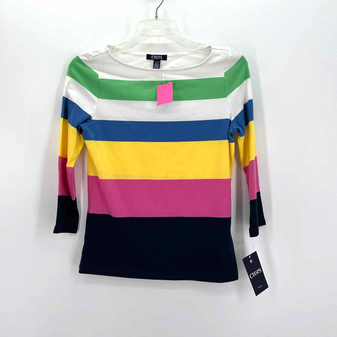 Size S CHAPS Multi-Color Shirt