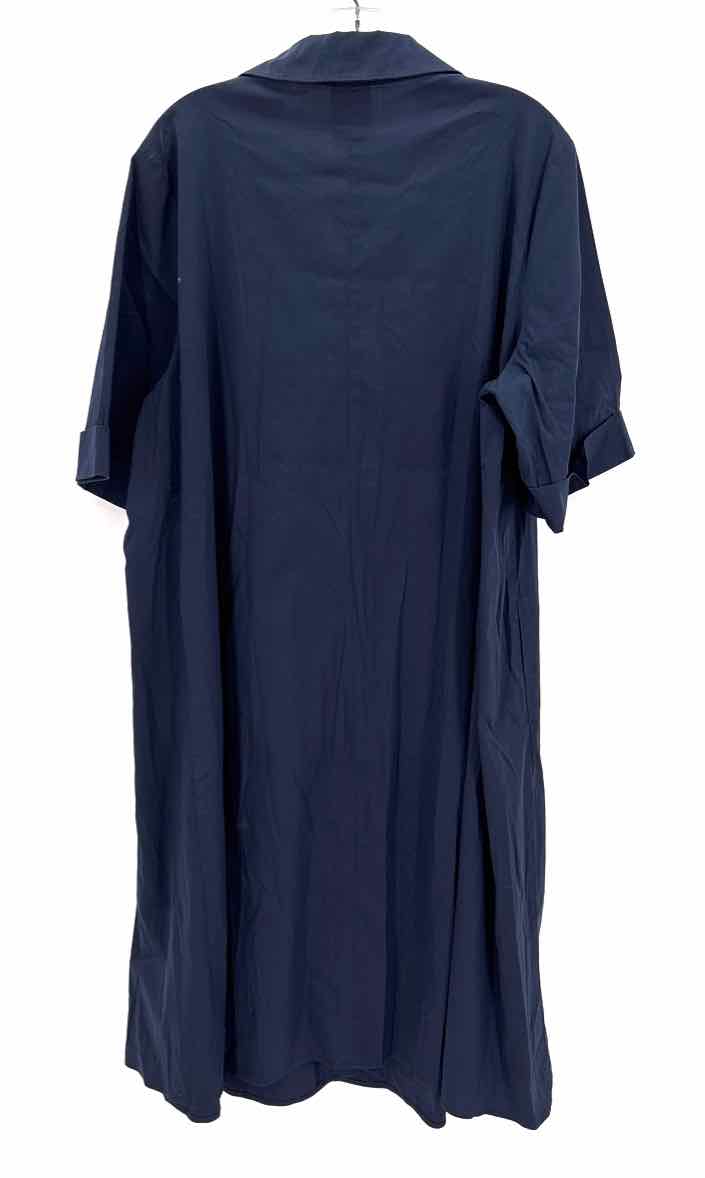 Size 16 MARINA RINALDI Navy Dress