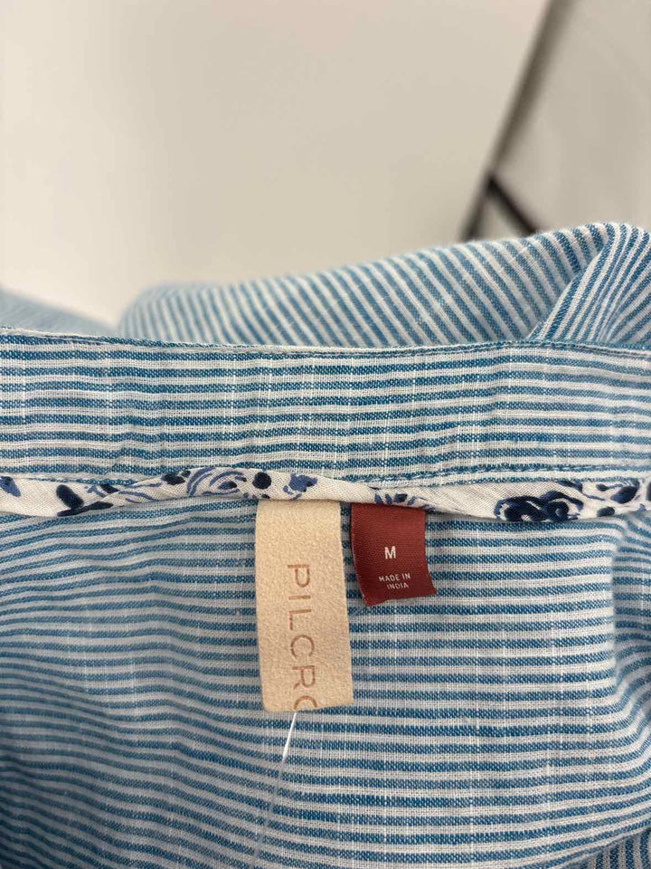 Size M Blue Print Shirt