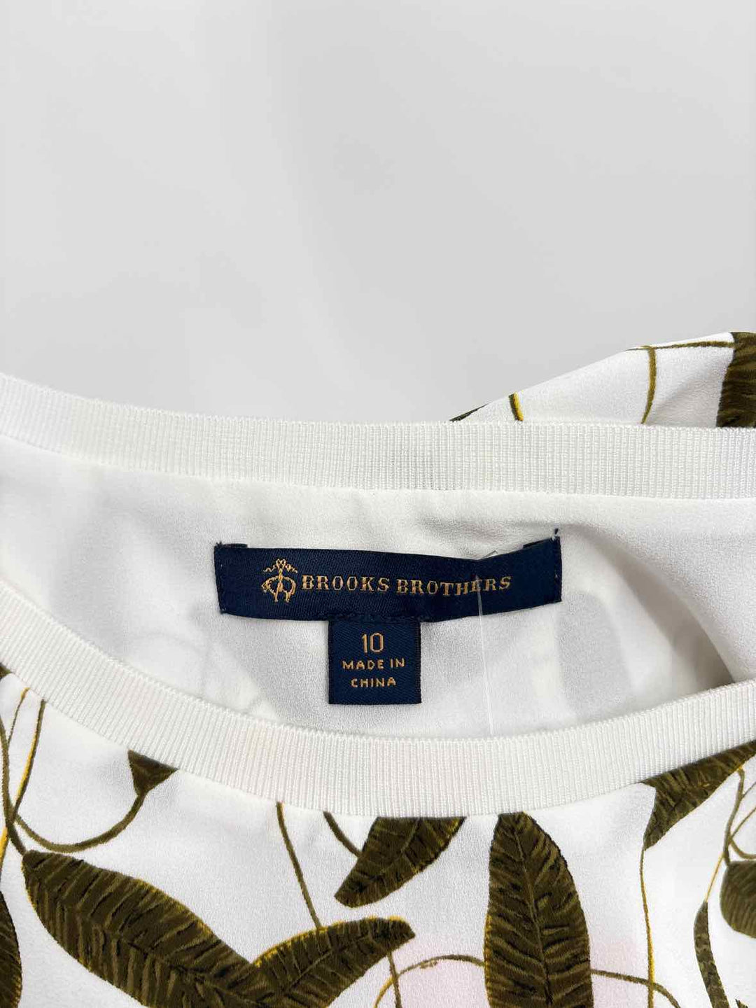 Size 10 Brooks Brothers White Shirt