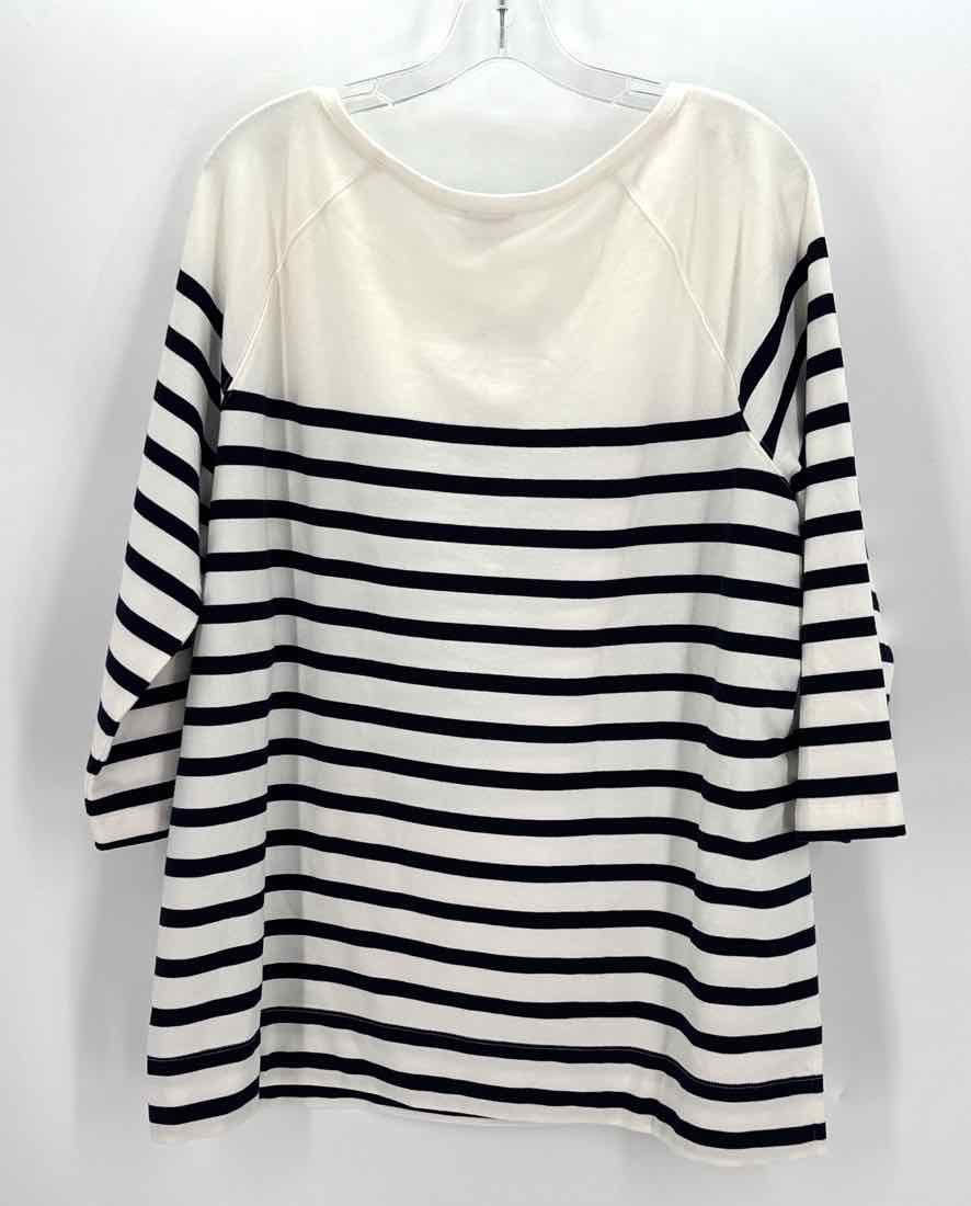 Size 1X Talbots Cream Shirt