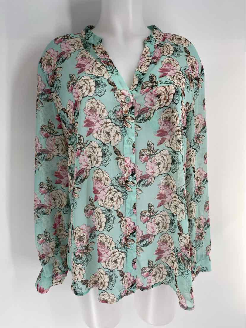 Size XL KUT Teal Shirt