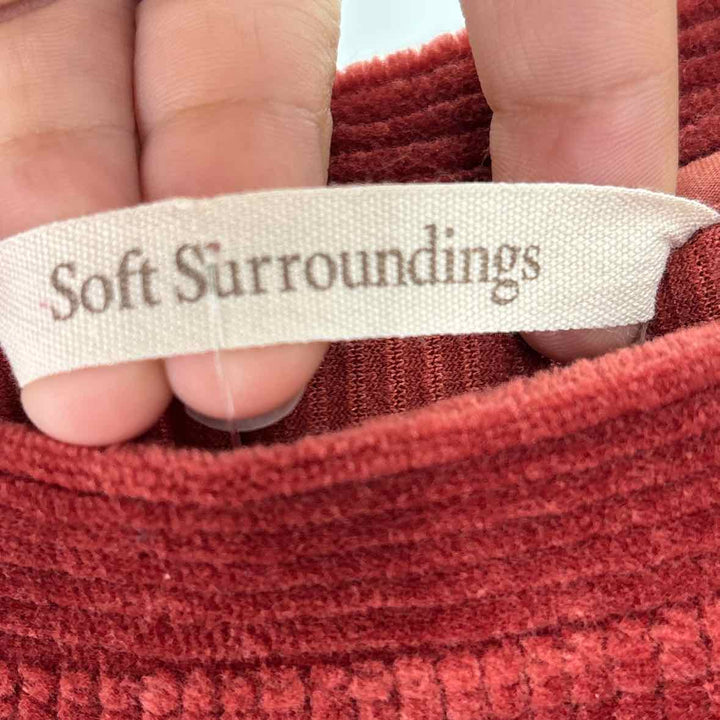 Size M SOFT SURROUNDINGS Red Shirt