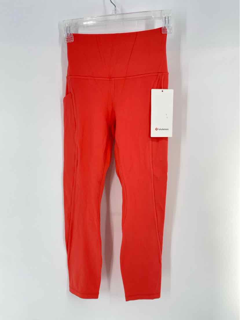 Size 4 Lululemon Orange Pants
