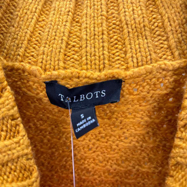Size S Talbots Mustard Knit Sweater