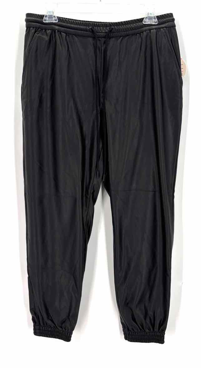 Size M A NEW DAY Black Faux Leather Pants