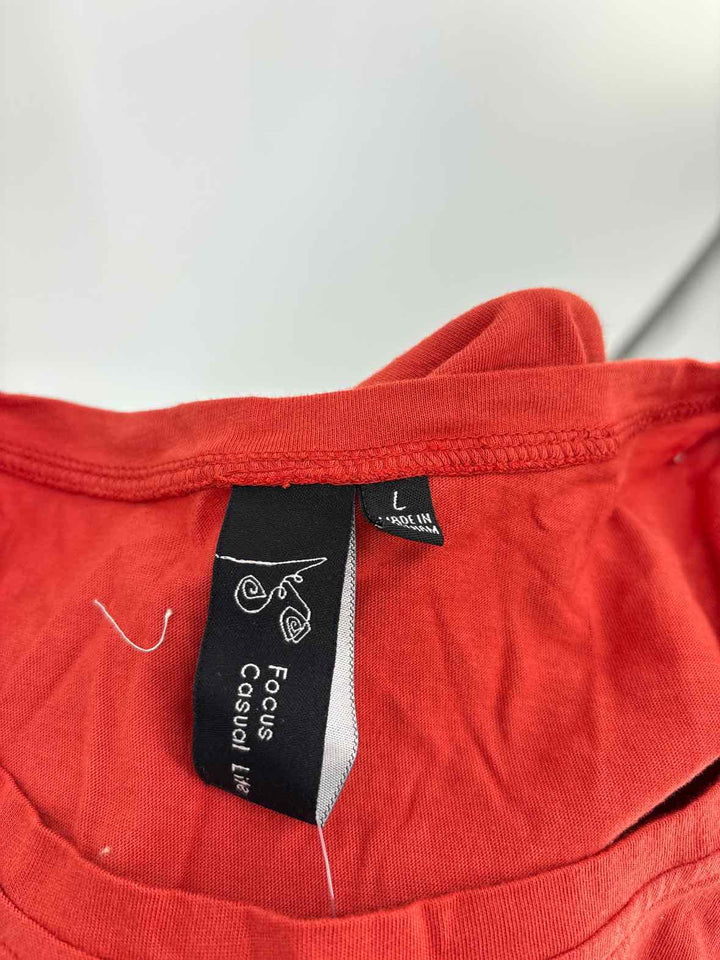 Size L Orange Shirt