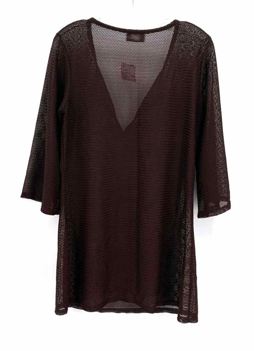 Size S Brown Mesh Dress