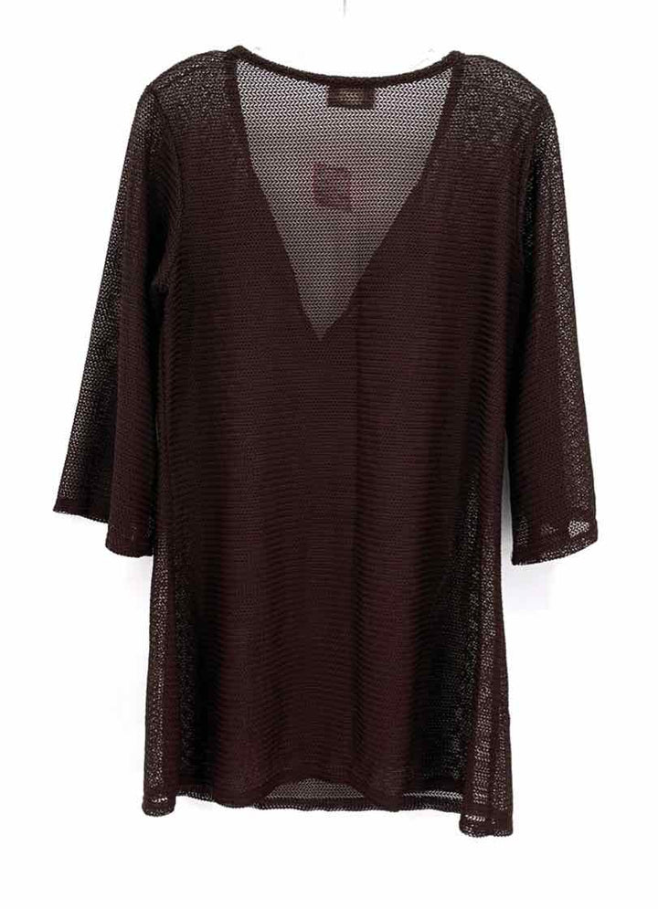 Size S Brown Mesh Dress