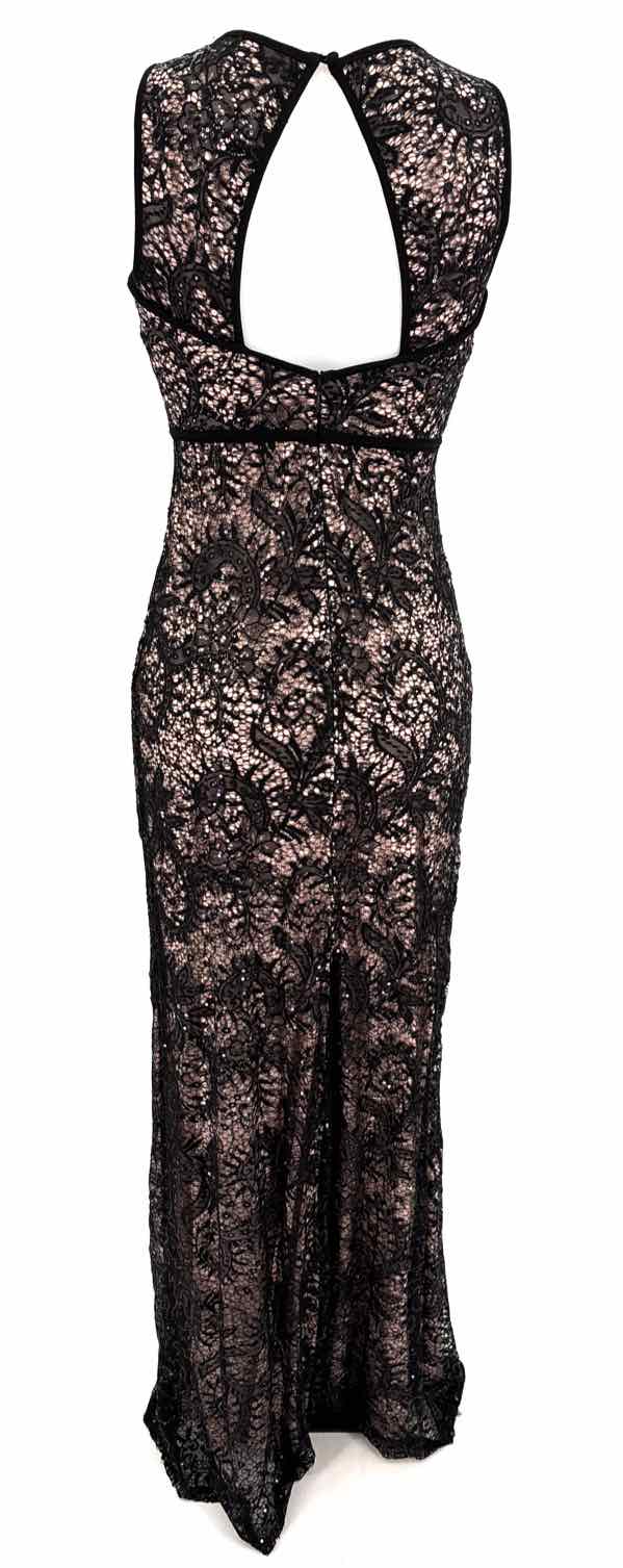 Size 4 Black Lace Sequined Dress