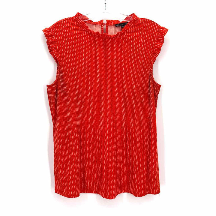Size L Adrianna Papell Orange Shirt
