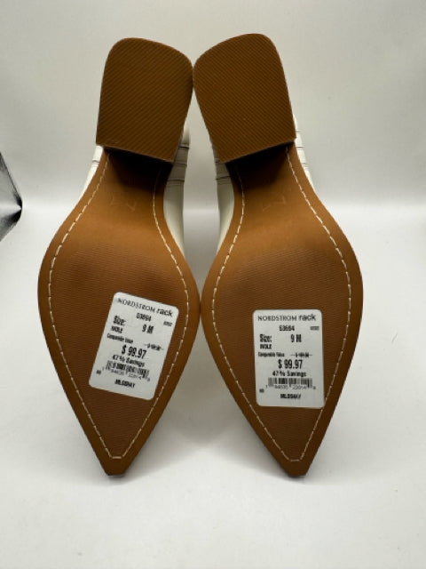 Shoe Size 9 MARC FISHER White Boots